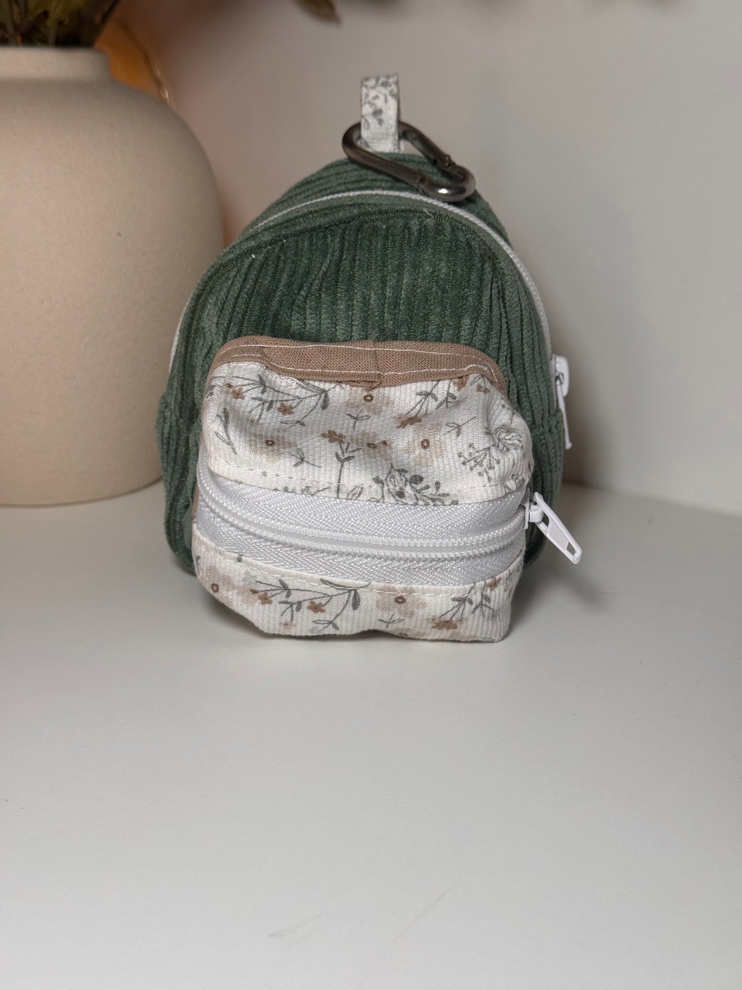 Sac à crottes et poche à friandises combinés – Fait main