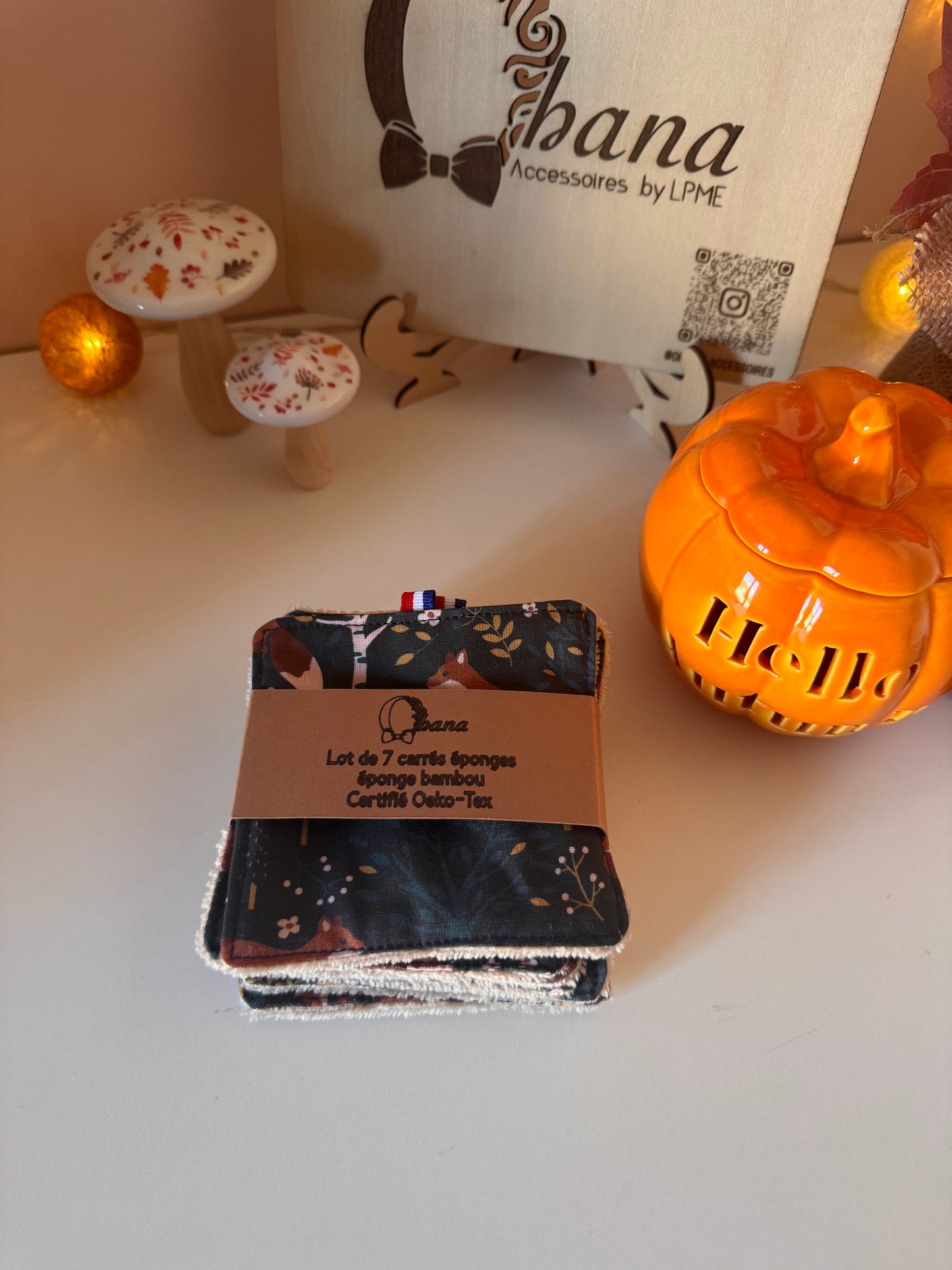 Lot de 7 Carrés éponge 10x10 cm