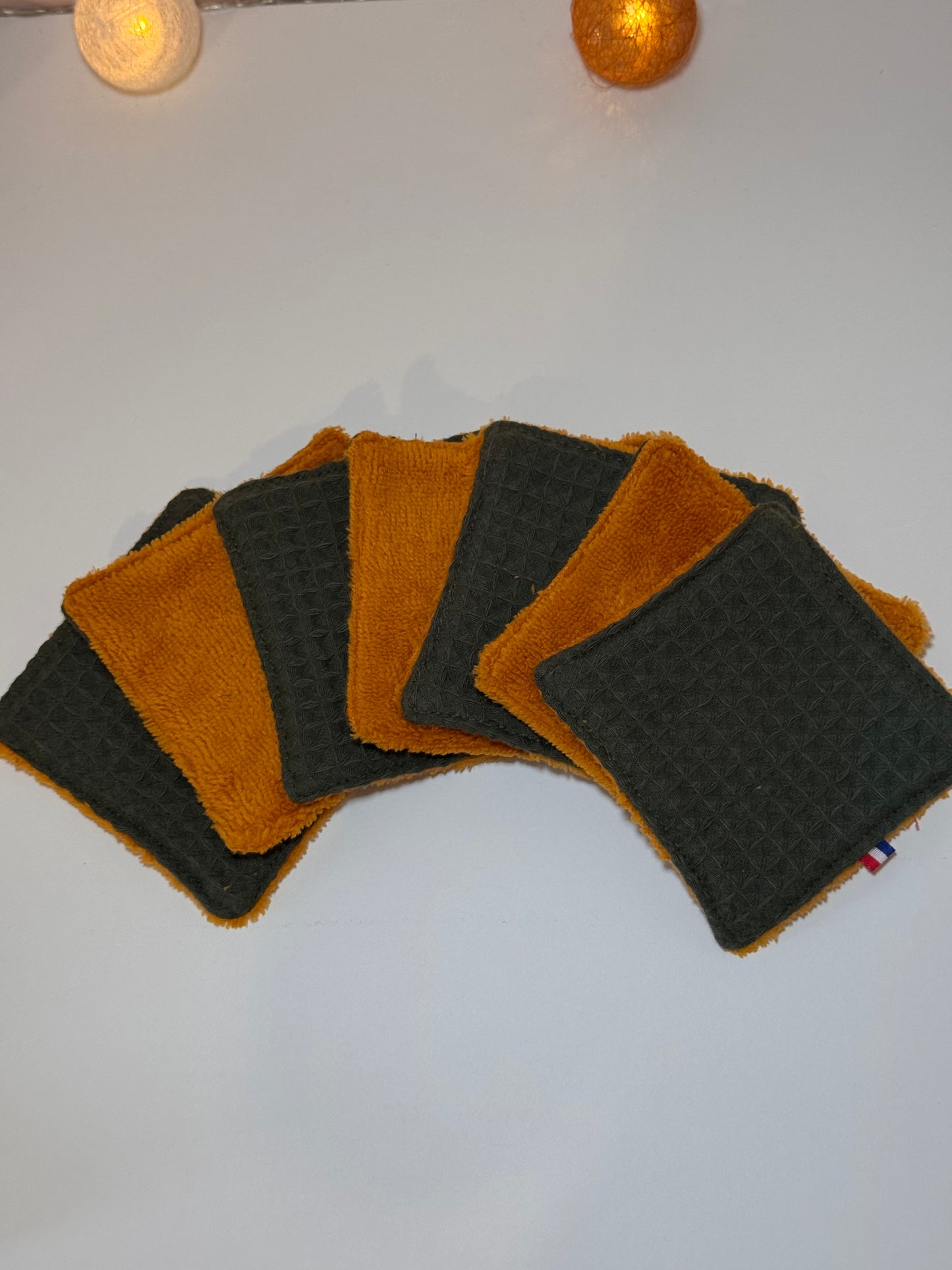 Lot de 7 Carrés éponge 10x10 cm