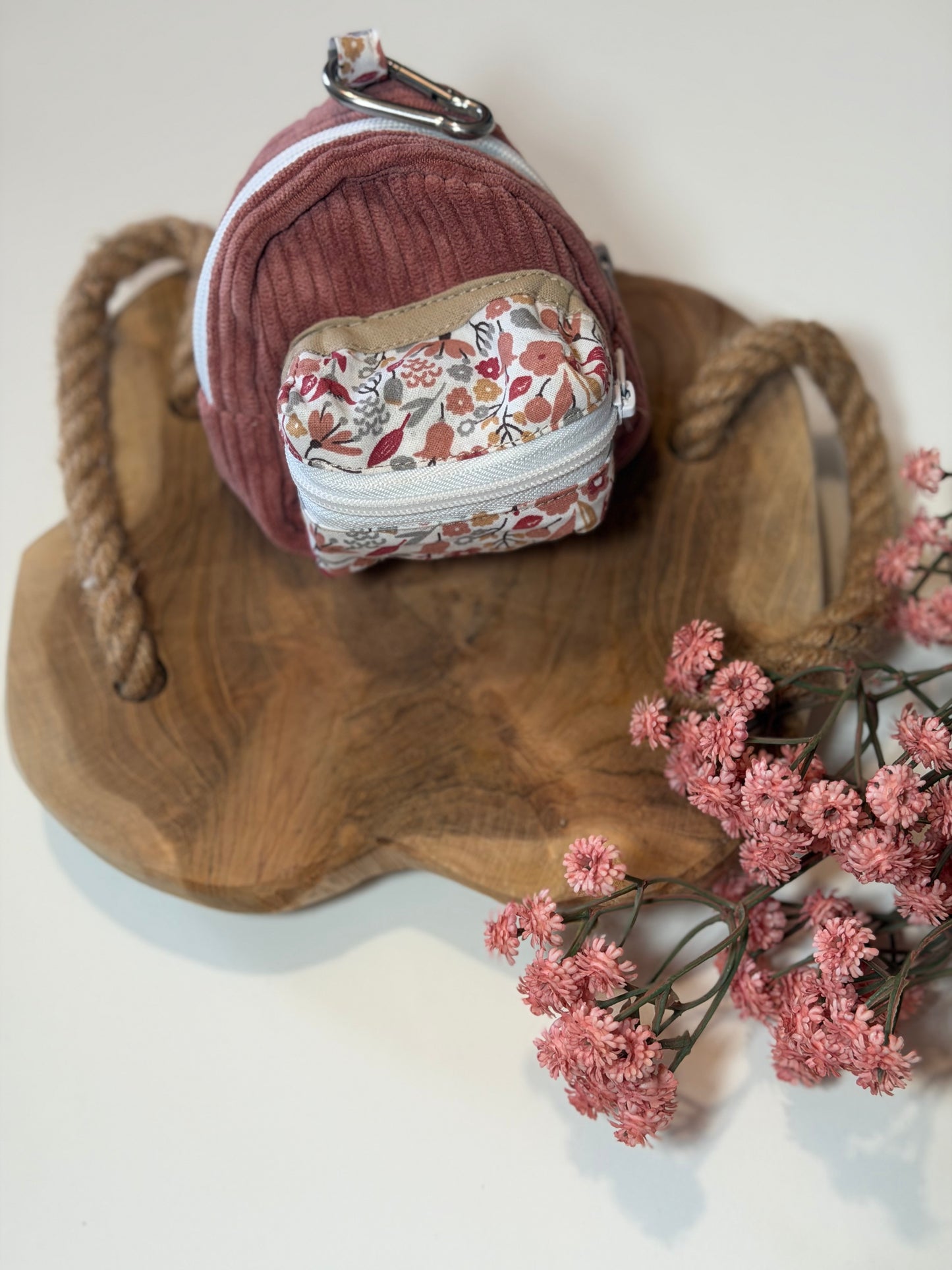 Sac à crottes et poche à friandises combinés – Fait main