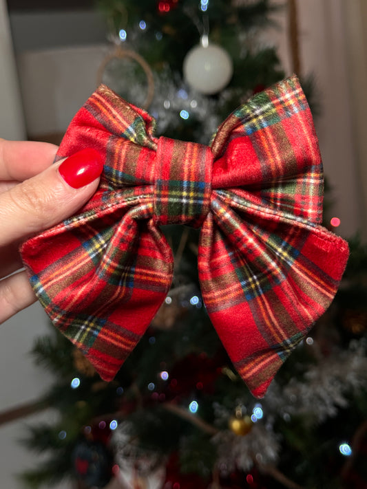 Noeud tombant tartan