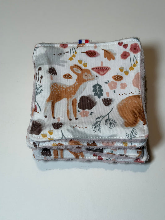 Lot de 7 Carrés éponge 10x10 cm