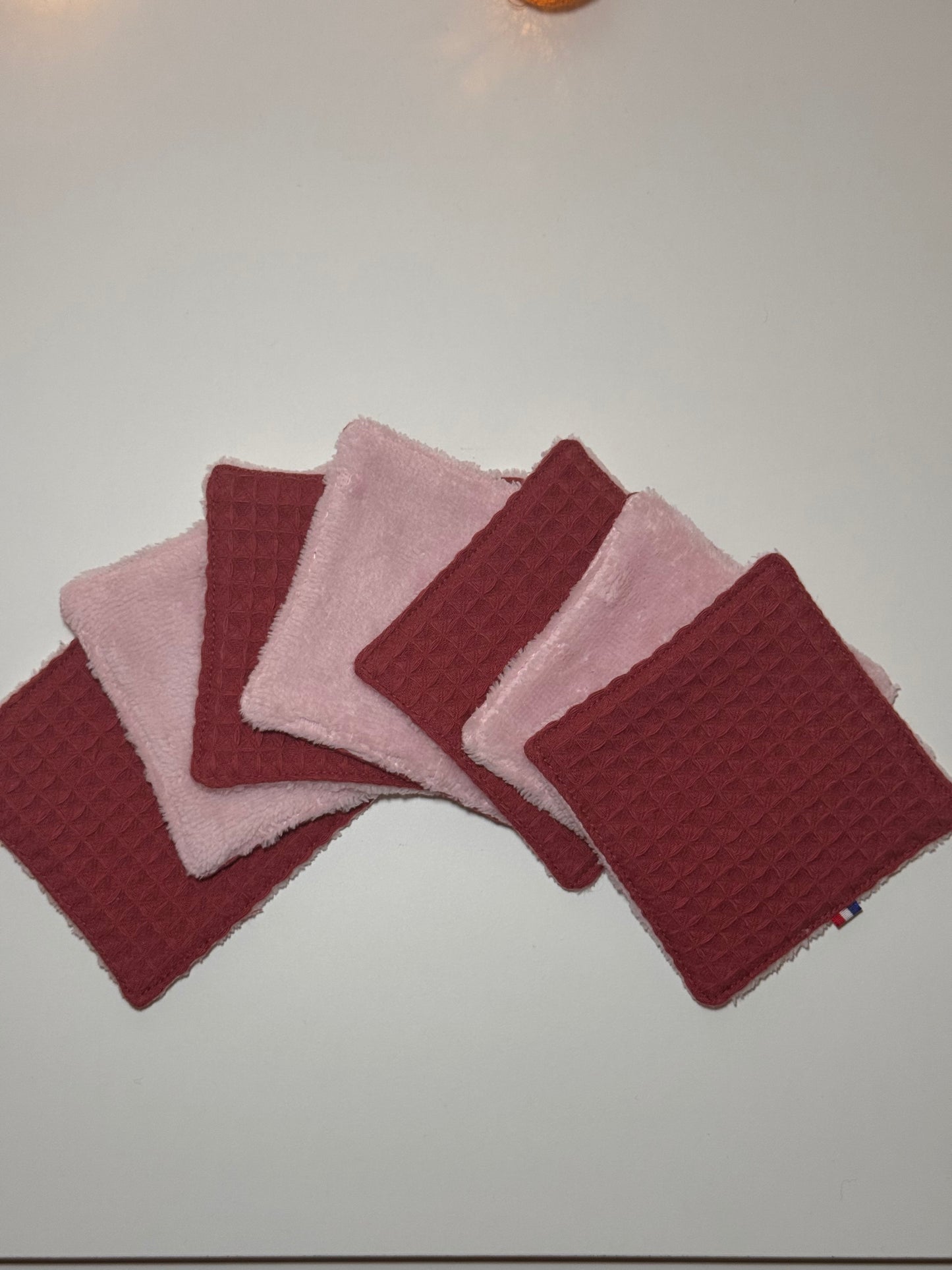 Lot de 7 Carrés éponge 10x10 cm
