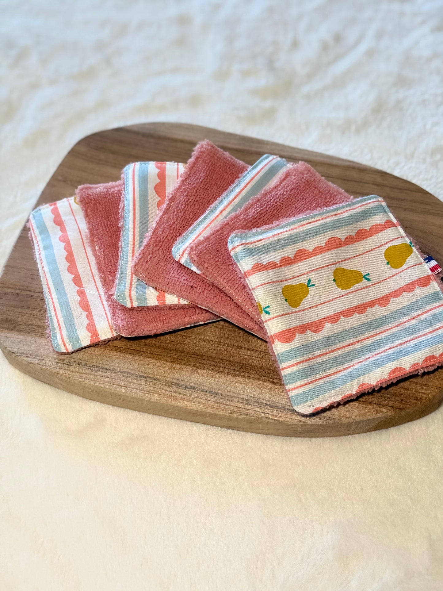 Lot de 7 Carrés éponge 10x10 cm