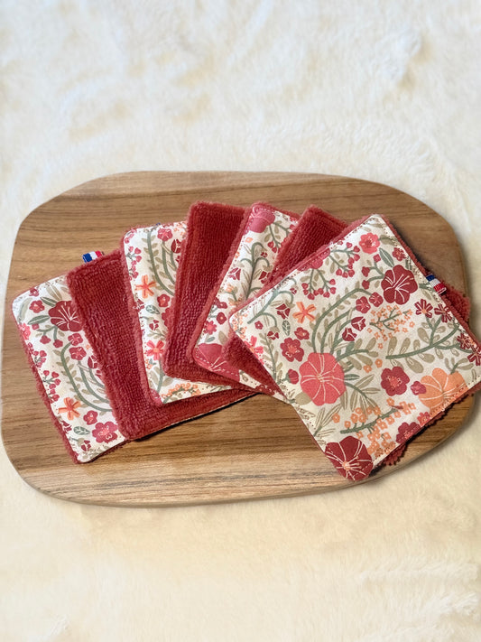 Lot de 7 Carrés éponge 10x10 cm