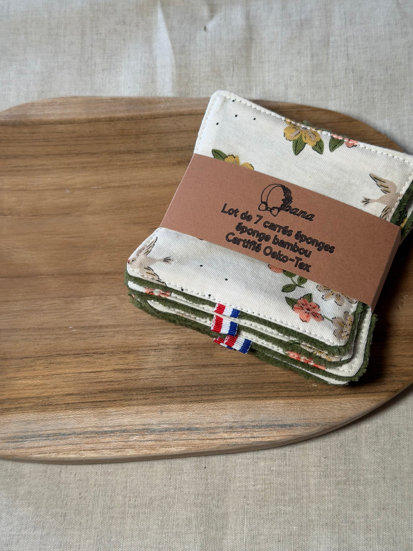 Lot de 7 Carrés éponge 10x10 cm