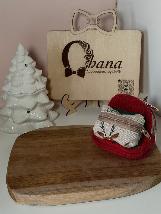 Combiné sac à crottes & sac à friandises – Collection Noël