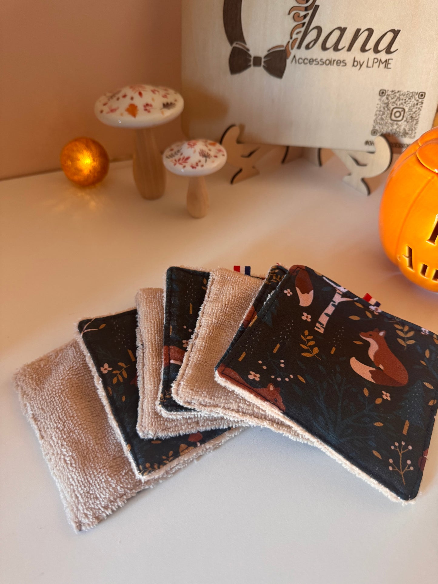 Lot de 7 Carrés éponge 10x10 cm